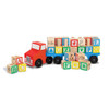 Melissa & Doug Alphabet Blocks Wooden Truck #5175 - 000772051750