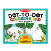 Melissa & Doug ABC 123 Dot-to-Dot Coloring Pad - Wild Animals #9104 - 000772091046