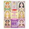 Melissa & Doug Make-a-Face Sticker Pad - Sparkling Princesses #9433 - 000772094337