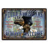 Rivers Edge Proud Americans Tin Sign #2256 - 643323922569