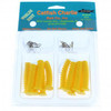 Catfish Charlie Dip Bait Kit - 12pk Yellow Worms & Treble Hooks #CHDBH1206 - 022743062343