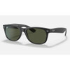 Ray-Ban New Wayfarer Matte Black w/ Green G-15 #RB2132-622 - 805289421788