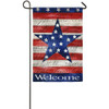 Evergreen Enterprises Patriotic Stripe & Star Garden Sub Suede Flag #14S3743 - 808412365751