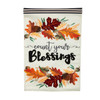 Evergreen Count Your Blessings Garden Burlap Flag #14B9931 - 843771067014