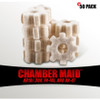 Pro Shot Chamber Maid .308 Cal./7.62mm Chamber Star Swabs 50 Pack #308CMS-50 - 709779200863