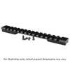 Warne Mountain Tech Savage AXIS Tactical Rail w/8-40 Screws #7698M - 656813108411