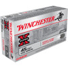 Winchester Super-X 45 Colt 250gr Cowboy Action Lead Flat Nose #USA45CB - 020892213616