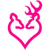 Browning Buckmark Pink Decal #BDE1211 - 846571227435