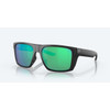 Costa Lido Matte Black w/ Polarized Green Mirror Glass #06S9104-02 - 097963910903