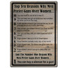 Rivers Edge 10 Reasons Tin Sign #1559 - 643323155905