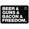 TekMat Armorers Bench Mat -  Beer & Guns & Bacon & Freedom. - #TEK-17-BGBF - 888151029473