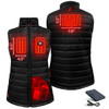 Actionheat Heated Puffer Vest Wm- #AH-PVST_5V-W-B -