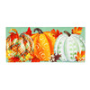 Evergreen Sassafras Switch Mat Painted Fall Pumpkins #432177 - 801946150596