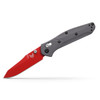 Benchmade Mini Osborne Limited Edition - Gray/red #945RD-2401 - 610953209711