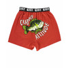 Lazy One Crappie Attitude Men's Funny Fish Boxer #B663 -