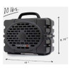 Turtlebox Gen 3 Orginal Speaker Grey/Black #TBG3-GB - 850024307735