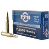 Prvi Partizan Ammunition 7.5 x 55mm Swiss 174 Grain FMJ BT #PP7SF - 8605003812814