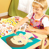 M&d Sticker Pad Make-a-face #4195 - 000772041959