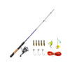 Zebco Ready Tackle Panfish 10sz 5'6" 2pc Light Spinning Combo with Strike King Tackle #RTPF10562L.NS3 - 032784646310