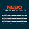 Nebo Curvebeam 600 Flex Headlamp - 044435920380