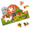 Melissa & Doug Floor Puzzle Busy Barn Shaped #51696 - 00077250615