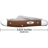 Case Cutlery Knife Smooth Chestnut Bone Medium Stockman  #28701 - 02120528701