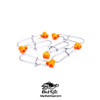 Madkatz Sinker Slide Weight Slides- 25pack  - Orange #MKGTERMSINKSLIDES - 810152816660