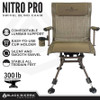 Black Sierra Nitro Pro Swivel Chair #HCH-024-BR - 850013246519