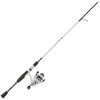 Profishiency Grey & White Spinning Combo - 6ft 6in, Medium Power, 2pc  #PCOS12B2GW66M - 810082047967