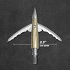 Beast Broadhead Beast Aluminum Broadheads -125g-2.3in-3pack #3PACK-125G-2.3 - 649310942619