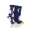 Wild Feet Women's Snowy Owl Crew Sock - 3 Pair Pack  #GWW05440 - 886590054407
