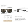Wiley X Wx Apex Glasses - Captivate Polarized Blue Mirror Lenses With Gloss Black Frame   #AC6APX09 - 712316091398