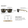 Wiley X Wx Founder Glasses - Matte Black And Tan Frame With Captivate Tungsten Mirror (non-polarized) Lenses   #AC6FND04 - 712316091039