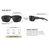 Wiley X Wx Alpine Glasses - Gloss Crystal Grey Frame With Captivate Polarized Blue Mirror Lenses   #ACALP09 - 712316093613