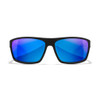 Wiley X Wx Peak Xl Glasses - Matte Black Frame With Captivate Polarized Blue Mirror Lenses   #ACPEA19XL - 712316023856