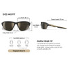 Wiley X Wx Jakl Glasses - Matte Black And Tan Frame With Captivate Non-polarized Tungsten Mirror   #CHJKL04 - 712316091497