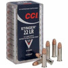CCI Stinger .22LR 32 GR Copper-Plated HP Ammo #0050 - 076683000507