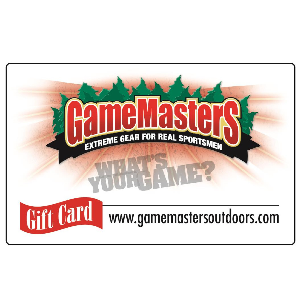 Gift Card - GameMasters Outdoors
