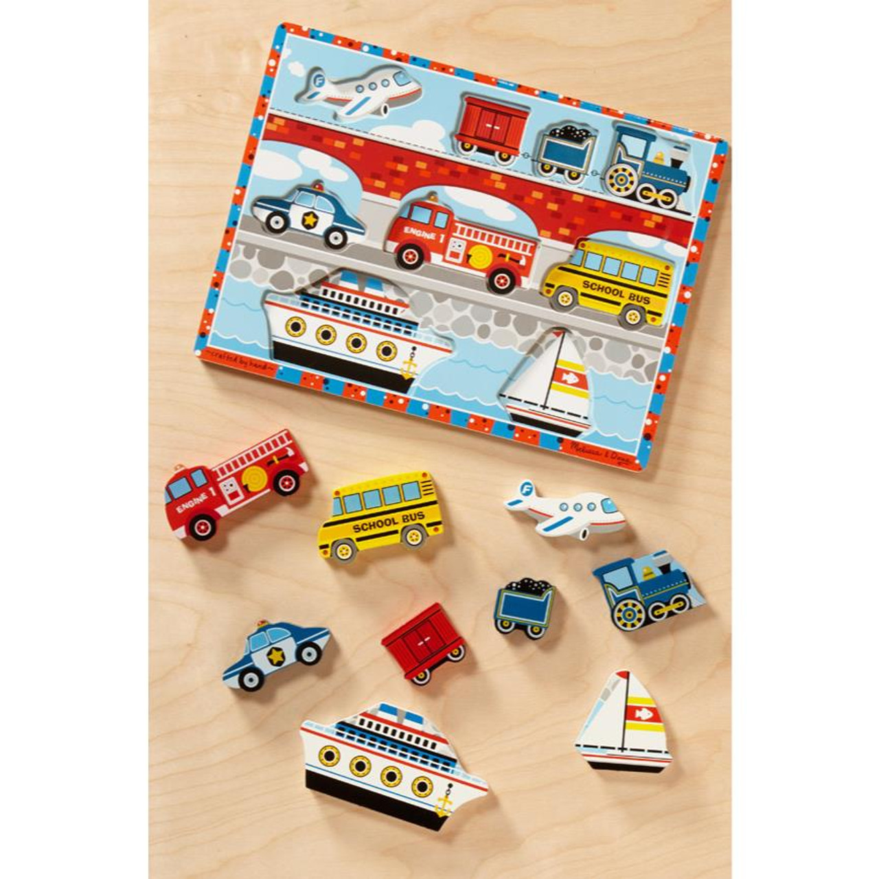 melissa and doug vehicle puzzle