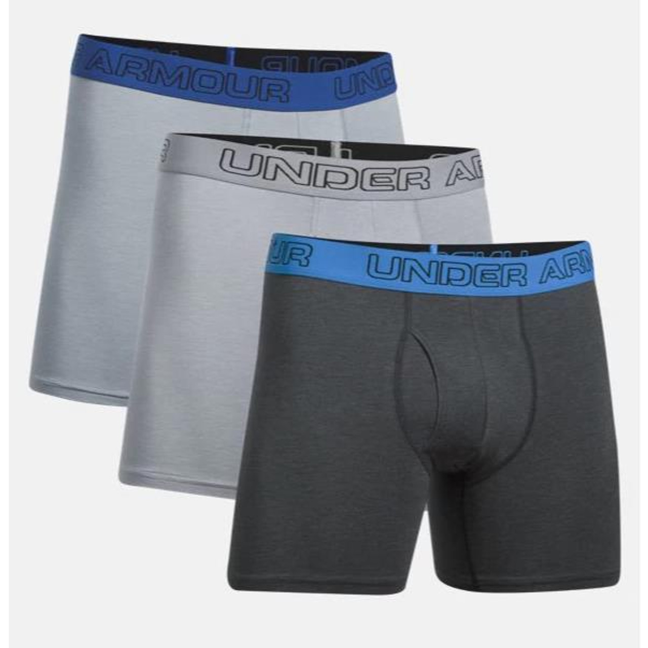 Under Armour Charged Cotton 6 Inch Boxerjock (3-Pack)