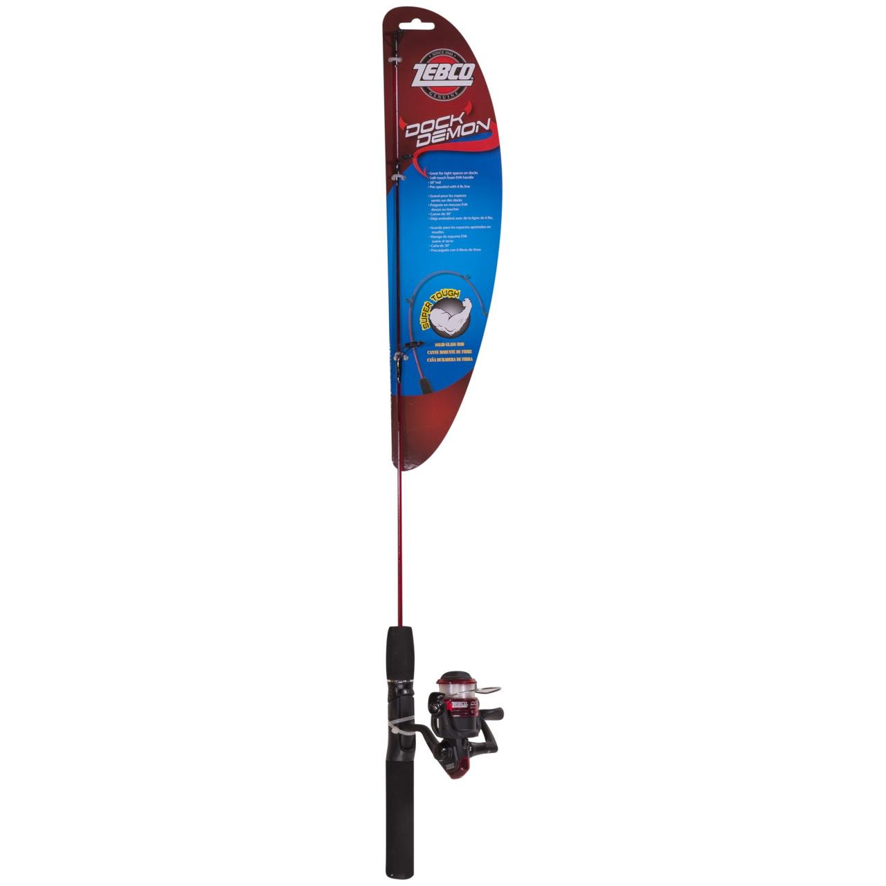 dock demon fishing pole Zebco Spincast Rod & Reel Combo Super Tough 6pcs 301 Now appearing at a dock near you. Dock Demon Fishing Pole With