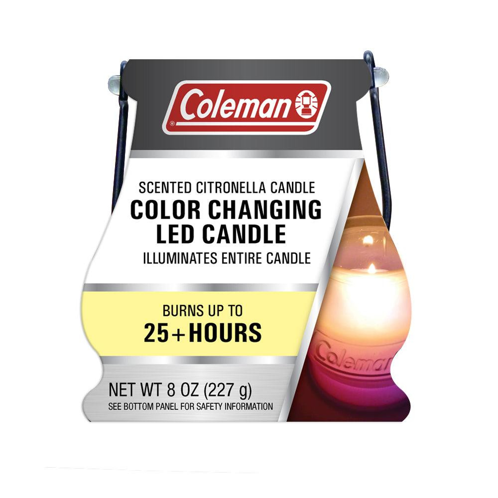 Coleman Citronella Candle Color Changing Led #7709 - GameMasters Outdoors