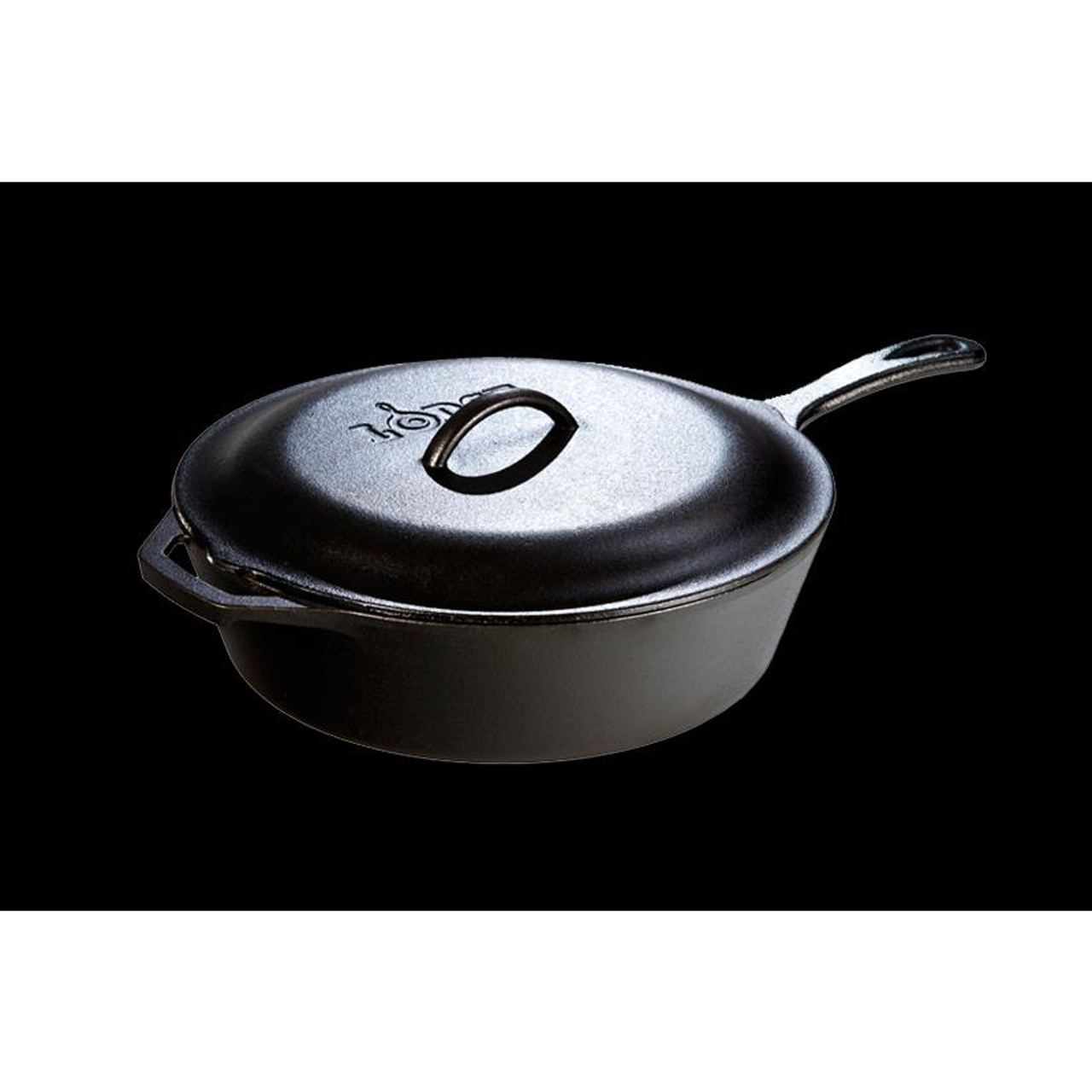 Lodge Mfg Deep Skillet Chicken Fryer with Cover - 5 quart # L10CF3 -  GameMasters Outdoors