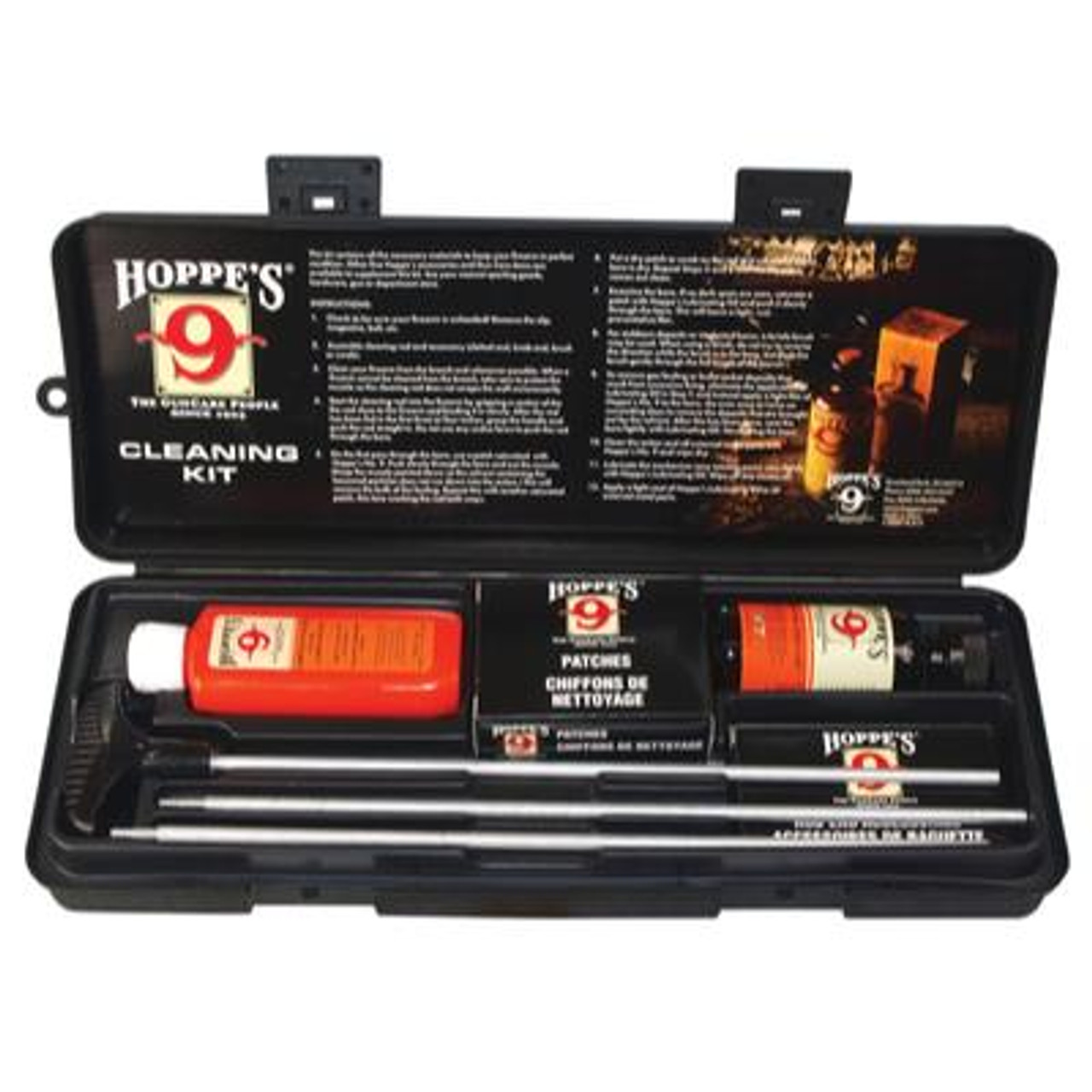 Hoppe's Rifle Cleaning Kit with Aluminum Rod Cleaning Kits 