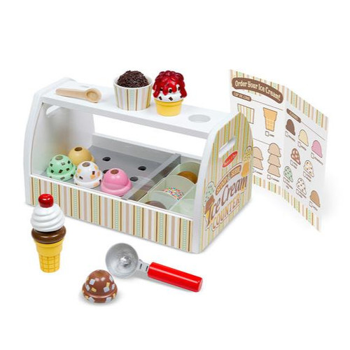 Melissa & Doug Scoop & Serve Ice Cream Counter #9286 - 000772092869