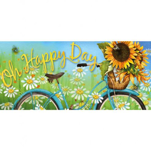 Evergreen Enterprises Happy Day Sunflowers Decorative Mat Insert #431261BL - 808412505669