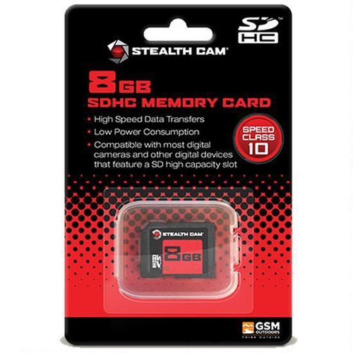 Stealth Cam 8GB SD Single Memory Card #STC-8GB - 813628086048
