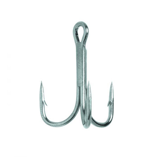 Eagle Claw Nickel Straight Point Treble Hook #L775GH - 047708578554