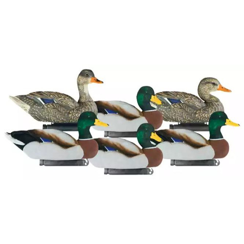 Dakota Decoy X-Treme Fully Flocked Mallard Floater 6 Pack #17150 - 723175896024