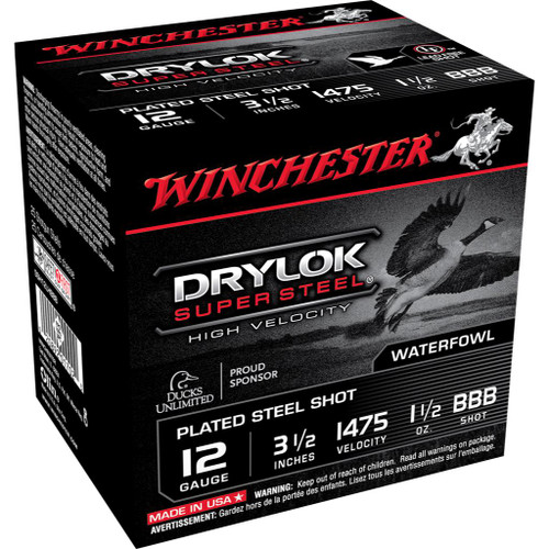 Winchester Drylok Super Steel 12ga 3.5" BBB #SS12LHBBB - 020892017023